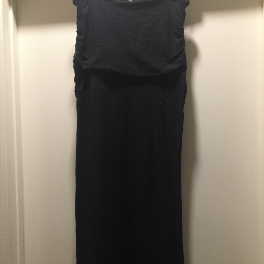 James Perse black maxi skirt